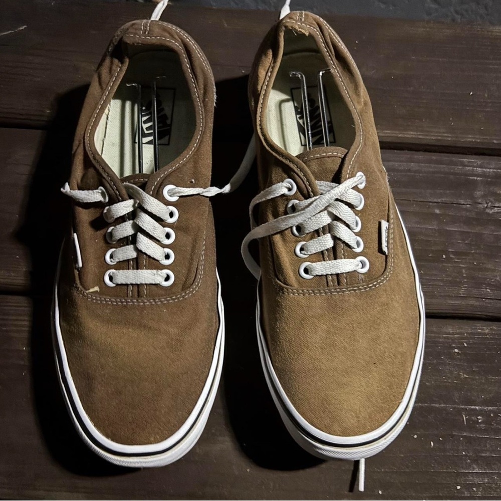 Brown vans Canvas Men's Shoes 13 ready to wear